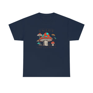 Enjoy The Journey Mushroom Large Front and Back Logo Tee