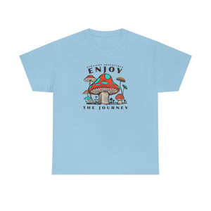 Enjoy The Journey Mushroom Large Front and Back Logo Tee