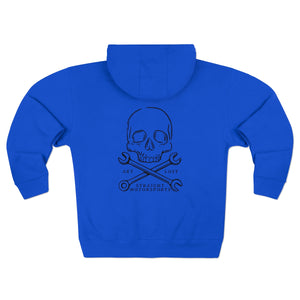 Skull and Wrench Logo Premium Full Zip Hoodie
