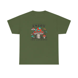 Enjoy The Journey Mushroom Large Front and Back Logo Tee
