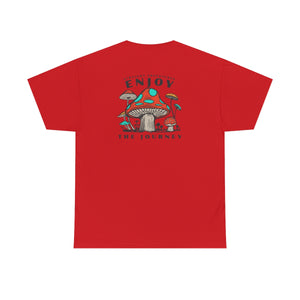 Enjoy The Journey Mushroom Large Front and Back Logo Tee