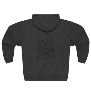 Skull and Wrench Logo Premium Full Zip Hoodie
