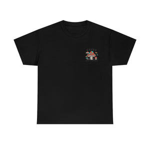 Enjoy The Journey Mushroom Small Front Large Back Logo Tee