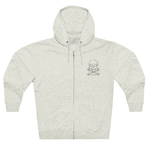 Skull and Wrench Logo Premium Full Zip Hoodie