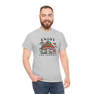 Enjoy The Journey Mushroom Large Front and Back Logo Tee