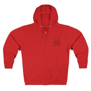 Skull and Wrench Logo Premium Full Zip Hoodie
