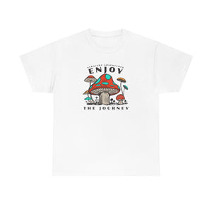 Enjoy The Journey Mushroom Large Front and Back Logo Tee
