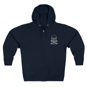 Skull and Wrench Logo Premium Full Zip Hoodie