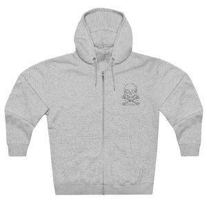Skull and Wrench Logo Premium Full Zip Hoodie