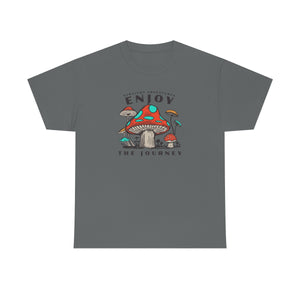 Enjoy The Journey Mushroom Large Front and Back Logo Tee