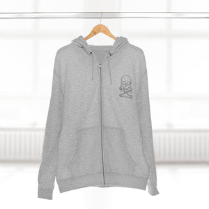Skull and Wrench Logo Premium Full Zip Hoodie