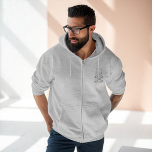 Skull and Wrench Logo Premium Full Zip Hoodie