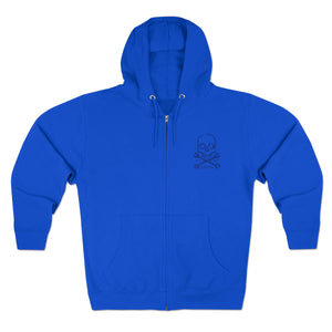 Skull and Wrench Logo Premium Full Zip Hoodie