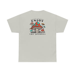 Enjoy The Journey Mushroom Large Front and Back Logo Tee