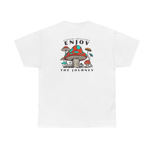 Enjoy The Journey Mushroom Large Front and Back Logo Tee