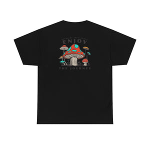 Enjoy The Journey Mushroom Large Front and Back Logo Tee